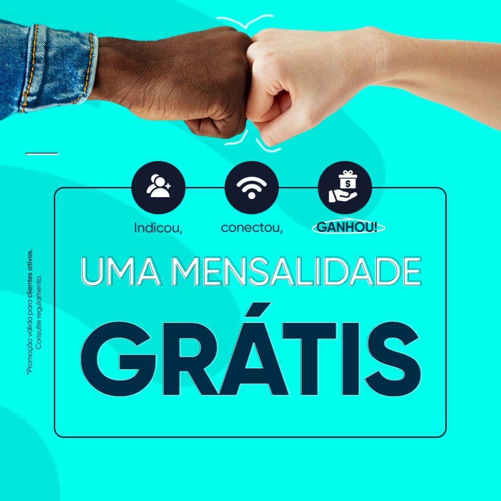 UMA MENSALIDADE GRÁTIS