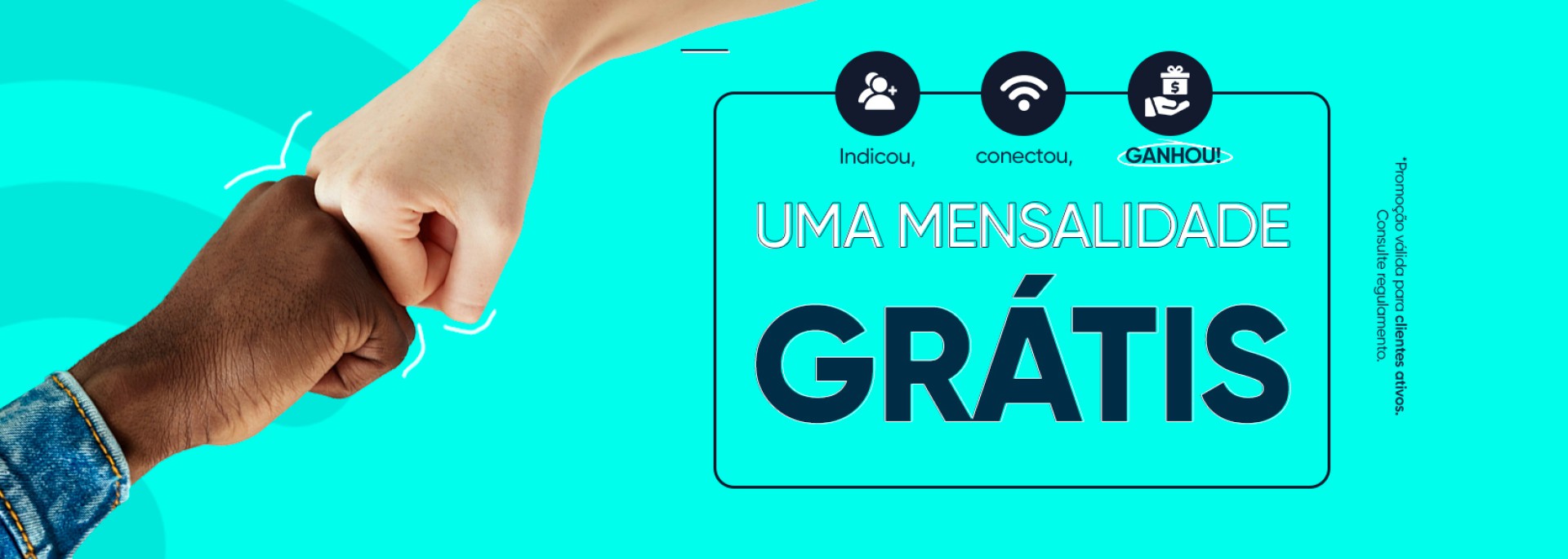 UMA MENSALIDADE GRÁTIS