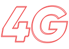 Internet móvel com conexão 4G